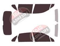 Kit film teinté Porsche Cayenne (3) 5 portes (depuis 2018)