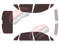 Kit film teinté Porsche Macan (1) 5 portes (2014 - 2023)