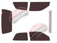 Kit film teinté Renault Clio (1) 3 portes (1990 - 1998) Kit film teinté Renault Clio (1) 3 portes (1990 - 1998)