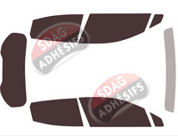 Kit film teinté Renault Clio (5) 5 portes (depuis 2019) Kit film teinté Renault Clio (5) 5 portes (depuis 2019)