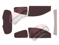 Kit film teinté Renault Clio (3) Collection 3 portes (2012 - 2014) Kit film teinté Renault Clio (3) Collection 3 portes (2012 - 2014)