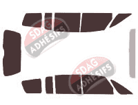 Kit film teinté Renault Grand Espace (4) Long 5 portes (2002 - 2014) Kit film teinté Renault Grand Espace (4) Long 5 portes (2002 - 2014)