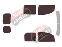 Kit film teinté Mercedes-Benz Citan (1) Utilitaire 5 portes (2012 - 2022)