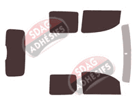 Kit film teinté Mercedes-Benz Citan (1) Utilitaire 4 portes (2012 - 2022)