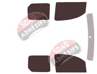 Kit film teinté Renault Kangoo (2) Utilitaire 5/6 portes (2008 - 2022) Kit film teinté Renault Kangoo (2) Utilitaire 5/6 portes (2008 - 2022)