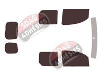Kit film teinté Mercedes-Benz Citan (1) Utilitaire 6 portes (2012 - 2022)