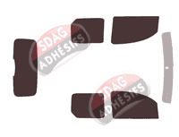 Kit film teinté Renault Kangoo (2) Utilitaire 5 portes (2008 - 2022) Kit film teinté Renault Kangoo (2) Utilitaire 5 portes (2008 - 2022)