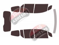 Kit film teinté Renault Kangoo (3) Court 5 portes (depuis 2021) Kit film teinté Renault Kangoo (3) Court 5 portes (depuis 2021)