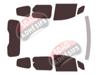 Kit film teinté Renault Kangoo (3) Court 5 portes (depuis 2021) Kit film teinté Renault Kangoo (3) Court 5 portes (depuis 2021)