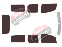 Kit film teinté Renault Kangoo (2) Maxi Vitrée 5 portes (2007 - 2021) Kit film teinté Renault Kangoo (2) Maxi Vitrée 5 portes (2007 - 2021)