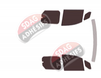 Kit film teinté Renault Kangoo (3) Court 5/6 portes (depuis 2021) Kit film teinté Renault Kangoo (3) Court 5/6 portes (depuis 2021)