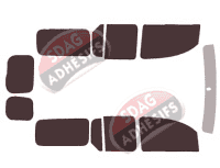 Kit film teinté Renault Kangoo (2) MAXI 6 portes (2010 - 2021) Kit film teinté Renault Kangoo (2) MAXI 6 portes (2010 - 2021)