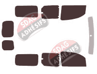 Kit film teinté Renault Kangoo (2) Maxi 6 portes (2010 - 2022) Kit film teinté Renault Kangoo (2) Maxi 6 portes (2010 - 2022)