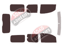 Kit film teinté Renault Kangoo (2) Maxi 5 portes (2010 - 2022) Kit film teinté Renault Kangoo (2) Maxi 5 portes (2010 - 2022)