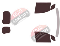 Kit film teinté Mercedes-Benz Citan (2) Utilitaire 5/6 portes (depuis 2021)