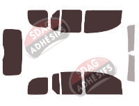 Kit film teinté Renault Kangoo (2) 5 portes (2008 - 2022) Kit film teinté Renault Kangoo (2) 5 portes (2008 - 2022)