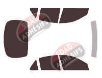 Kit film teinté Renault Laguna (2) 5 portes (2001 - 2007) Kit film teinté Renault Laguna (2) 5 portes (2001 - 2007)