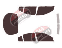 Kit film teinté Renault Laguna (3) 5 portes (2007 - 2015) Kit film teinté Renault Laguna (3) 5 portes (2007 - 2015)