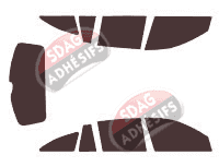 Kit film teinté Renault Laguna (2) Grandtour Break 5 portes (2001 - 2008) Kit film teinté Renault Laguna (2) Grandtour Break 5 portes (2001 - 2008)