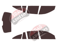 Kit film teinté Renault Laguna (2) Grandtour Break 5 portes (2001 - 2008) Kit film teinté Renault Laguna (2) Grandtour Break 5 portes (2001 - 2008)