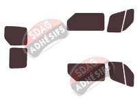 Kit film teinté Opel Movano (2) L1 / L2 / L3 / L4 Utilitaire 5 portes (2010 - 2021)