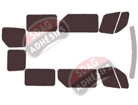 Kit film teinté Renault Master (3) L1 6 portes (2019 - 2024) Kit film teinté Renault Master (3) L1 6 portes (2019 - 2024)