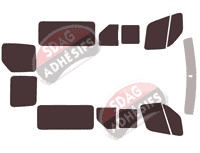 Kit film teinté Renault Master (3) L2 6 portes (2019 - 2024) Kit film teinté Renault Master (3) L2 6 portes (2019 - 2024)