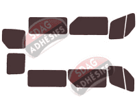 Kit film teinté Opel Movano (2) L2 6 portes (2010 - 2021)