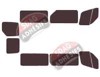 Kit film teinté Renault Master (3) L2 5 portes (2019 - 2024) Kit film teinté Renault Master (3) L2 5 portes (2019 - 2024)