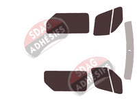 Kit film teinté Renault Master (3) L1 / L2/ L3/ L4 Utilitaire 6 portes (2019 - 2024) Kit film teinté Renault Master (3) L1 / L2/ L3/ L4 Utilitaire 6 portes (2019 - 2024)