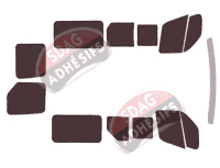 Kit film teinté Opel Movano (2) L1 5 portes (2010 - 2021)