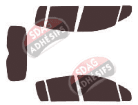 Kit film teinté Renault Modus (1) 5 portes (2004 - 2008)
