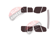 Kit film teinté Renault Trafic (2) Court / Long Utilitaire 3 portes (2002 - 2015) Kit film teinté Renault Trafic (2) Court / Long Utilitaire 3 portes (2002 - 2015)