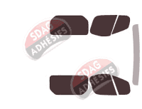 Kit film teinté Nissan PrimaStar (1) Court / Long Utilitaire 3 portes (2002 - 2015)