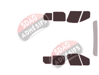 Kit film teinté Opel Vivaro (B) Court / Long Utilitaire 3/4 portes (2014 - 2019)
