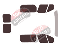Kit film teinté Renault Trafic (3) Utilitaire 5/6 portes (depuis 2014) Kit film teinté Renault Trafic (3) Utilitaire 5/6 portes (depuis 2014)