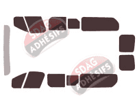 Kit film teinté Opel Vivaro (B) Long 5/6 portes (2014 - 2019) Kit film teinté Opel Vivaro (B) Long 5/6 portes (2014 - 2019)