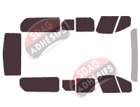 Kit film teinté Renault Trafic (3) Long 4/5 portes (depuis 2014) Kit film teinté Renault Trafic (3) Long 4/5 portes (depuis 2014)
