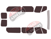 Kit film teinté Renault Trafic (3) Long 5/6 portes (depuis 2014) Kit film teinté Renault Trafic (3) Long 5/6 portes (depuis 2014)