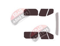 Kit film teinté Opel Vivaro (2) Court / Long Utilitaire 3/4 portes (2014 - 2019)