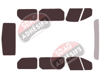 Kit film teinté Renault Trafic (3) Court 4/5 portes (depuis 2014) Kit film teinté Renault Trafic (3) Court 4/5 portes (depuis 2014)