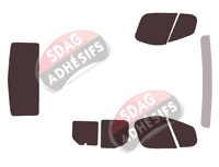Kit film teinté Nissan PrimaStar (1) Utilitaire 4 portes (2002 - 2015)