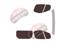 Kit film teinté Opel Vivaro (1) Utilitaire 4/5 portes (2002 - 2015)