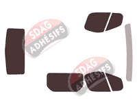 Kit film teinté Opel Vivaro (A) Utilitaire 4 portes (2002 - 2015)