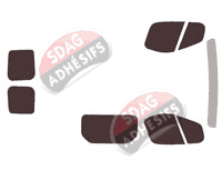 Kit film teinté Opel Vivaro (1) Utilitaire 5 portes (2002 - 2015)