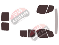 Kit film teinté Renault Trafic (2) Utilitaire 5 portes (2002 - 2015) Kit film teinté Renault Trafic (2) Utilitaire 5 portes (2002 - 2015)