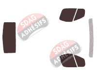Kit film teinté Renault Trafic (2) Court / Long Utilitaire 4 portes (2002 - 2015) Kit film teinté Renault Trafic (2) Court / Long Utilitaire 4 portes (2002 - 2015)