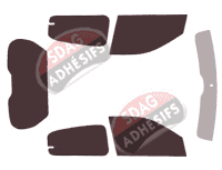 Kit film teinté Renault Twingo (3) 5 portes (2014 - 2026) Kit film teinté Renault Twingo (3) 5 portes (2014 - 2026)