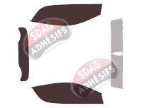 Kit film teinté Renault Wind CC 2 portes (2010 - 2013)