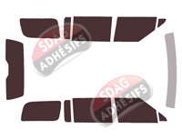 Kit film teinté Rivian R1S (1) 5 portes (depuis 2022) Kit film teinté Rivian R1S (1) 5 portes (depuis 2022)